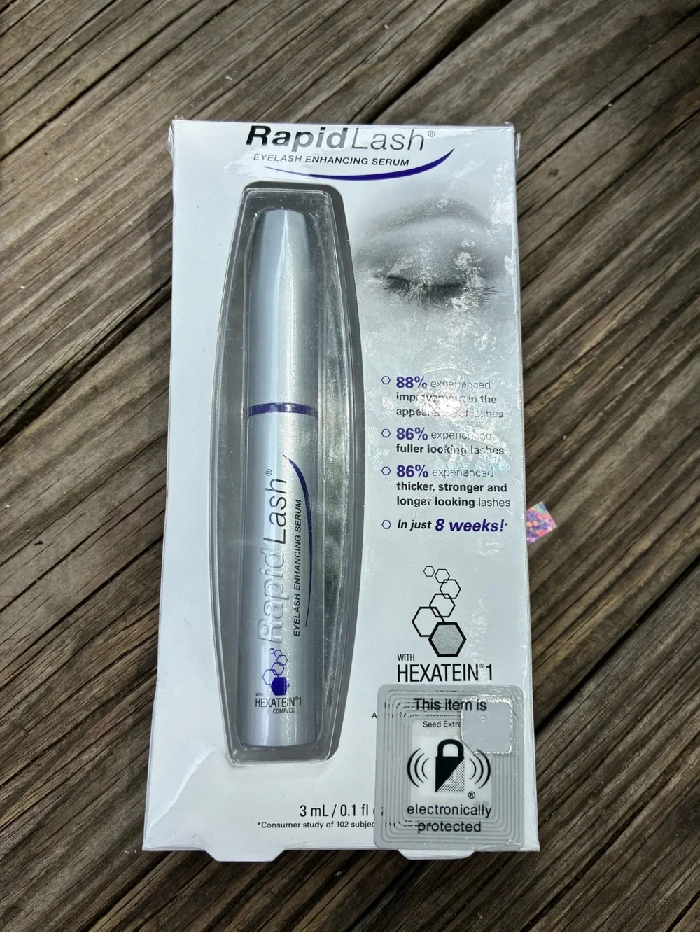 RapidLash Eyelash Enhancing Serum 3ml 0.1 oz Hexatein 1 NEW Sealed
